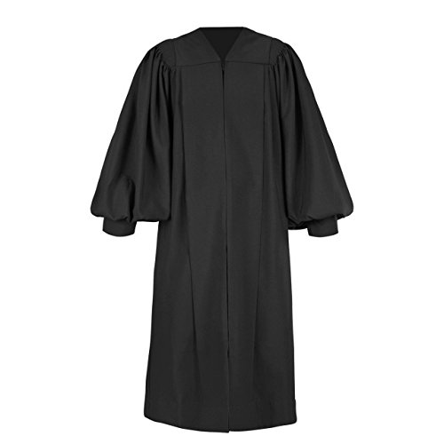 Pulpit Clergy Robe in Black