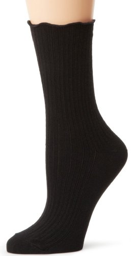 HUE Women's Scalloped Pointelle Sock