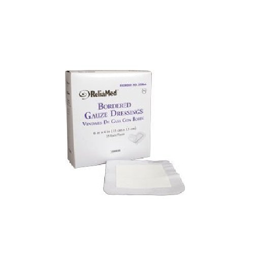 

Reliamed Bordered Gauze, 6 X 6, Latex-Free,Sterile
