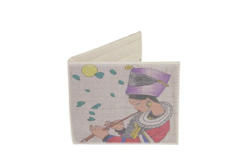 

MIAN Dance Environmentally Friendly Canvas Wallet - Size: Medium - Multicoloured