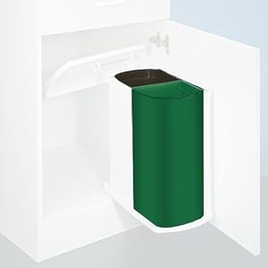 8 Liter Ersatzeimer Für Trenta-6 Und Corner Master 3 Abfallsammler - Alu Grau