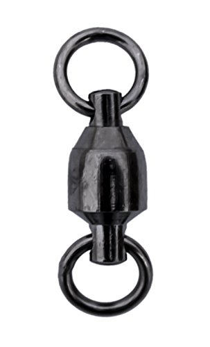 Ball Bearing Swivels, Welded Rings (Size 1 (45lb) 10 Pack)