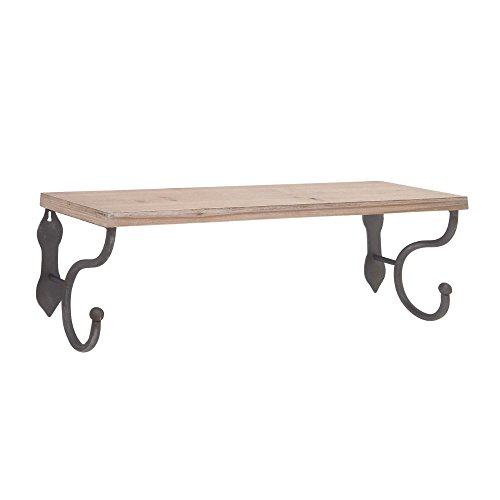 Algopix Similar Product 6 - Benzara Wood Metal Wall Black and