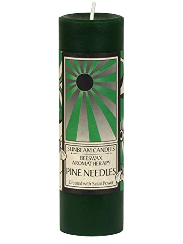 Algopix Similar Product 4 - Sunbeam Candles Beeswax Pine Needles