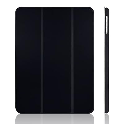 JETech® Gold Slim-Fit iPad Air Smart Housse Case Cover Coque Etui pour Apple iPad Air iPad 5 avec Support et Fermeture Magnétique avec mise en Veille Automatique (Noir)
