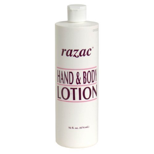 有关以下物品的详细资料: razac hand & body lotion, 16 oz.