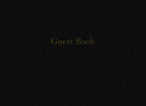 Guest Book: Black by Rustic Design Studios