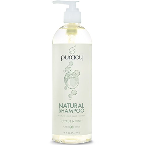Puracy Natural Shampoo - Sulfate-Free - THE BEST Daily Hair Cleanser - Clinically Superior Ingredients - Developed by Doctors for Men & Women - Citrus & Mint - 16 ounce