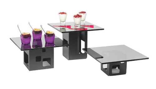

Rosseto SM129 10-Inch Steel Square Riser-T, Tall, Black Matte
