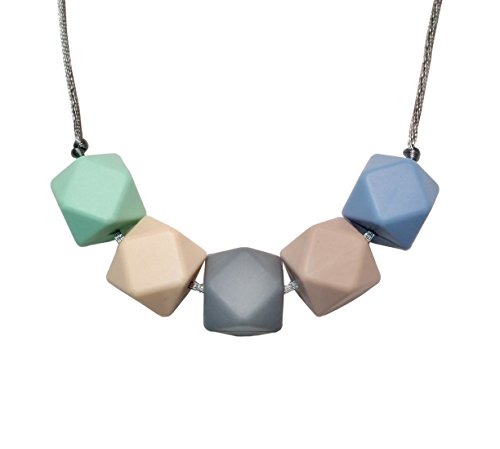 Silicone Teether Necklace for Moms - Non-toxic, BPA-Free, Stylish, Trendy, Great For Soothing Teething Babies, Great Gift For Other Moms