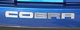 2003-04 FORD MUSTANG COBRA REAR BUMPER VINYL INSERTS Decals Letters – 37 Colors to choose from (Color :: Gold)