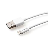 [Apple MFI Certified] Lightning to USB Cable Sync & Charge for Apple iPhone 6 / 6 Plus / 5S / 5C / 5 / iPod Nano 7 / iPad Mini 2/ Retina / Mini 3 / iPad 4 / iPad Air / Air 2-3. 3 Feet / 1 Meter (White)