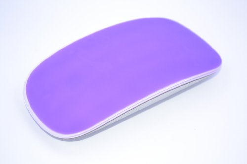 Fashion Silicone Soft Skin Protector Cover Case for MAC Apple Magic Mouse Purple