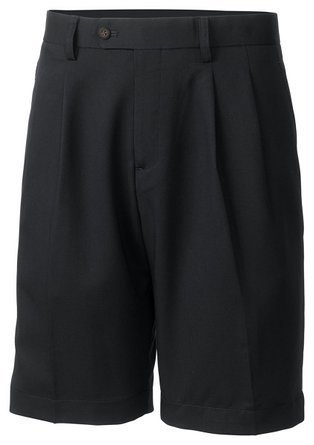 Cutter & Buck MCB01826 Mens Twill Microfiber Pleated Short