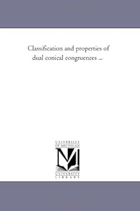 Classification and properties of dual conical congruences ...