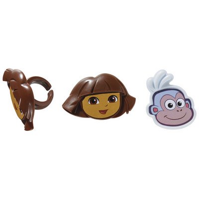 

Dora the Explorer and Boots Cupcake Rings - 24 pcs