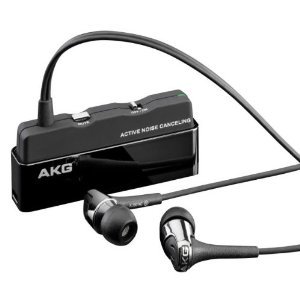 【並行輸入品】AKG+アーカーゲー+K390NC+Noise+Cancelling+ノイズキャンセリング+In-Ear+Headphone+ヘッドフォン+with+Inline+Microphone+(Black)
