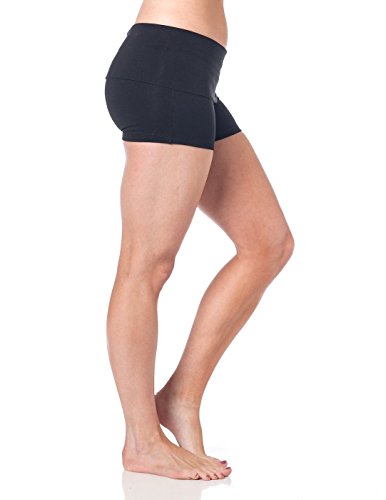 

Alki'i Performance Yoga Shorts with Foldover Waistband
