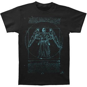 Doctor Who Vitruvian Angel Adult T-Shirt
