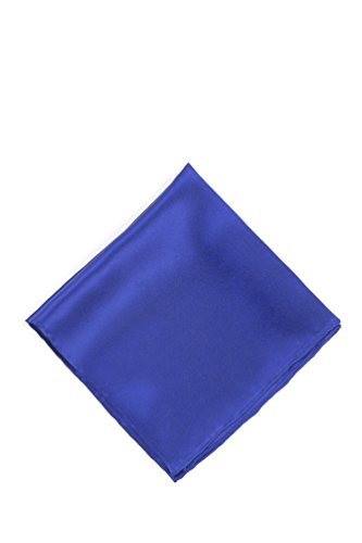 Algopix Similar Product 6 - Blue Silk Pocket Square  Royal Blue