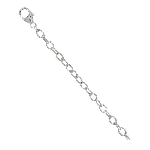 Sterling Silver 4mm Thick Necklace Extender 2