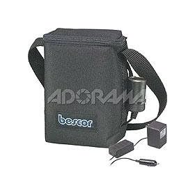 Bescor 12 Amp Shoulder Battery Pack with Cigarette Socket Output, with Charger.