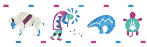 Algopix Similar Product 15 - Native American Kokopelli Wall Stencil