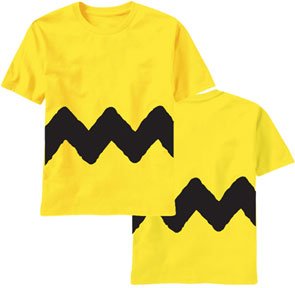 Charlie Brown Peanuts Stripe Costume T-Shirt Tee