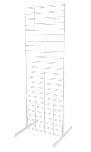 Algopix Similar Product 11 - 2 x 6 Foot White Slat Grid Standing