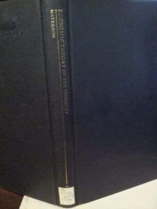 Economic Theory of The Industry by Michael Waterson