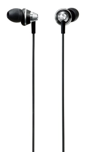 

Panasonic stereo earphones sealed black "DEEP FIT BASS" RP-HJE355-K (Japan Import)