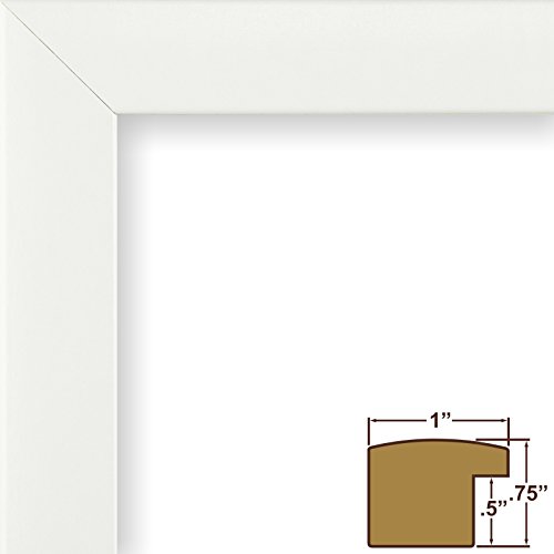 Craig Frames 23247812 11 by 17-Inch Picture Frame, Smooth Finish, 1-Inch Wide, White