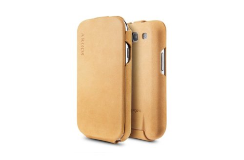 SPIGEN+SGP+ギャラクシー+S3+ケース+(ギャラクシー+S3)+ARGOS【+ビンテージ・ブラウン+】高品質ケース(本革)+docomo+Galaxy+S3+ケース+SC-06D