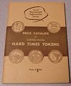 Price Catalog of United States Hard Times Tokens