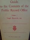 Guide to the Contents of the Public Record Office, Volume 1