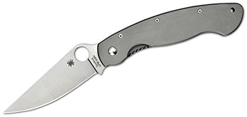 Spyderco Taschenmesser Military Titanium C36tip, grau, C36TIP