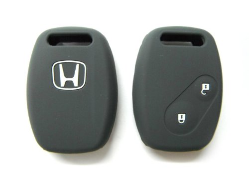 

Grey Silicone Protecting Bag Key Case Cover Fob Holder for Honda Accord Fit Civic