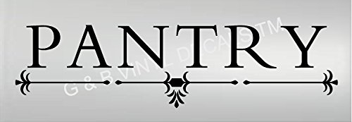 Pantry Wall Quote Kitchen Vinyl Wall Decal Sticker Wall Letters 6