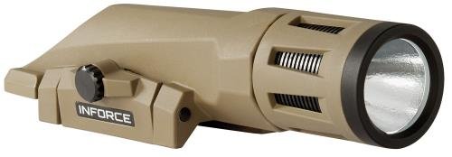 INFORCE WMLx, White/Infrared, Toollight, Gen 2, Flat Dark Earth Finish, Primary White Light, Constant and Momentary, a