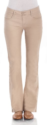 WallFlower Juniors Plus Size Luscious Curvy Bootcut Chino Pants