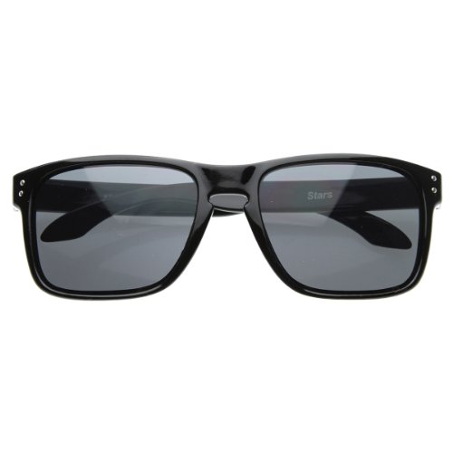zeroUV - Designer Inspired Active Lifestyle Square Sunglasses with Keyhole Nose Bridge