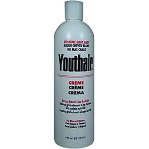 YOUTHAIR Creme for Men and Women with Hair Conditioner & Groomer Restore Natural Color Gradually 16oz/473ml