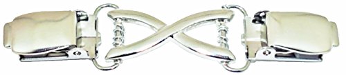 Silver X Cardigan Clip