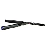 Guard Dog Security Titan Stun Gun Stick and 260 Lumen Tactical Flashlight, 18.5-Inch, Black