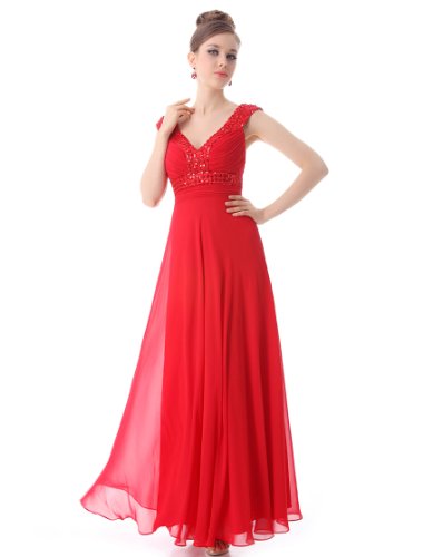 

Ever Pretty Gorgeous Sexy Sleeveless Cross Back Evening Dress 09761