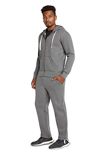 Algopix Similar Product 15 - 9 Crowns Mens MidWeight Fleece Modern