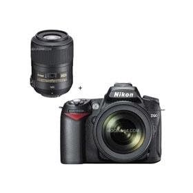 Nikon D90 Digital SLR Camera Kit with AF-S DX NIKKOR 18-105mm f/3.5-5.6G ED VR Lens & Nikon 85mm f/3.5G AF-S DX Micro ED (VR-II) Lens - U.S.A. Warranty