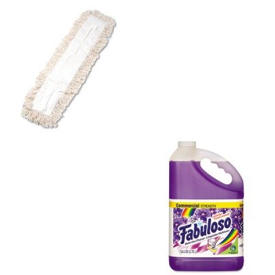 

KITCPM04307EAUNS1336 - Value Kit - Industrial Dust Mop Head, HyGrade Cotton, Keyhole Style, 36w x 5d (UNS1336) and Fabuloso All-Purpose Cleaner (CPM04307EA)