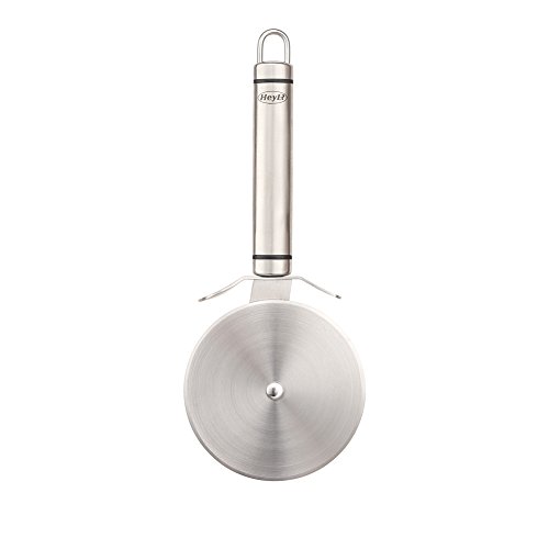 HeyLR 3.5 inch Premium Stainless Steel 18/8 Pizza Cutter Wheel Pizza Slicer - Strong and Best Sharp Blade Pizza Cutter Wheel