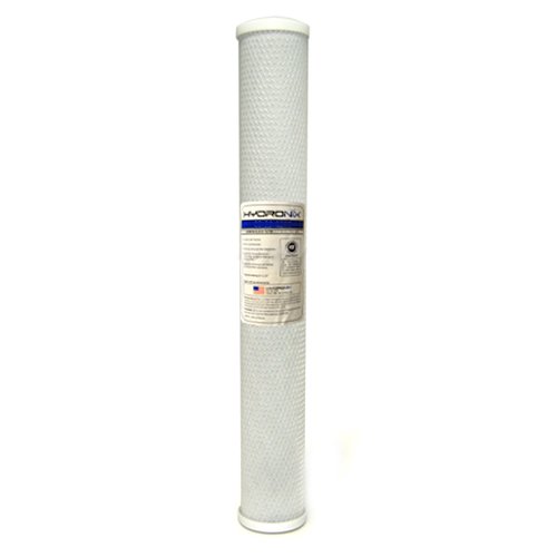 

Hydronix CB-25-2001 NSF Carbon Block Filter 2.5" OD X 20" Length, 1 Micron